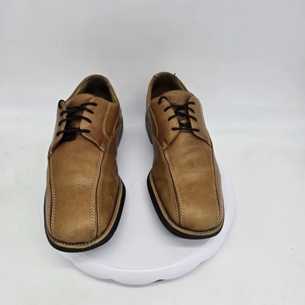 Stephan Bossi Dress Shoe Men's 9 M Brown Oxford Derby Tan